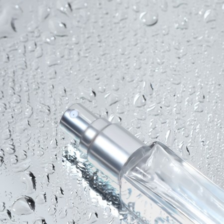 A bottle for storage, with a spray, 10 ml, silver color-3