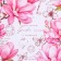 Glossy packaging paper “Flowers on the newspaper”, 70 x 100 cm