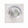 Building lamp Mantra Basico, GU10, 1x12W, 92x92x24 mm, Nickel color