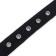Two -layer collar with a swivel 58 x 3 cm, polyester, black