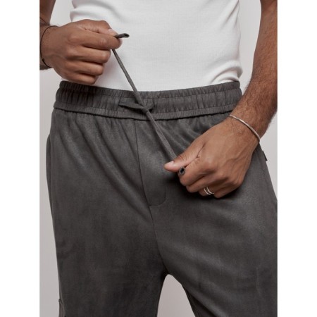 Sports pants, size 56, gray color-6