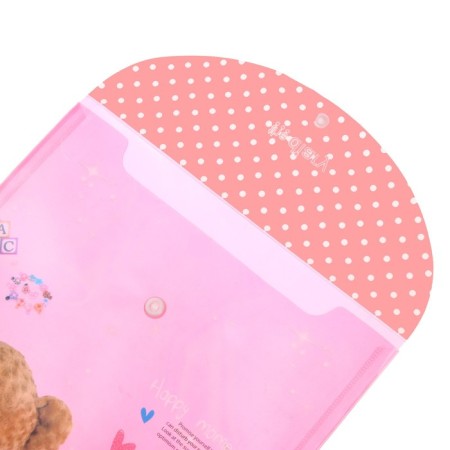 Folder-convert button, A4, 180 microns, "bears", vertical, mix-14