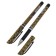 Gel pen "Snake" 0.5 mm, black rod, needle writing node