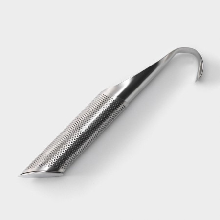 Sieve for tea Grom, 14.5 cm, chrome color-1