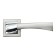Door handle Rucetti RAP 12-S Sn/CP, color bel. Nickel/chrome