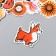 Set of stickers "Orange Supers" 50 pcs 3-8.5 cm