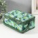 Casket for needlework "Field flowers on green" 18x12x9.5 cm