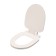 Silent toilet seat, with a lid, 38 × 50 cm, standard, polystyrene foam