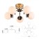 Valencia 9091-305 5h27 40W chandelier