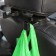 Boar-crunch on the headrest, set 2 pcs, black