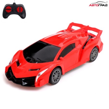 Radio -controlled car "Street Racing", 1:20, light, works from batteries, red color
