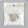 Busina for creativity Metal "Elubicated with Rombs" silver G208B831 0.9x1 cm