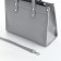 Women's bag with lightning, textura, average size, color gray