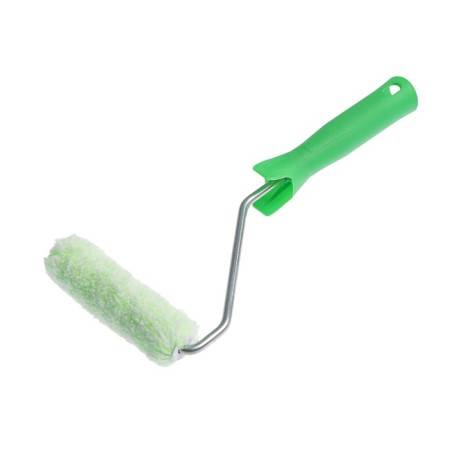 Mini-leaf "Akor", microfiber, 110 mm, handle d = 6 mm, d = 15 mm, pile 12 mm, for wood