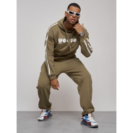 Men's tracksuit, size 56, khaki color-17