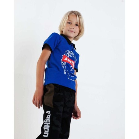 T-shirt-Polo for a boy, color Vasille, height 152 cm (12 years)-1