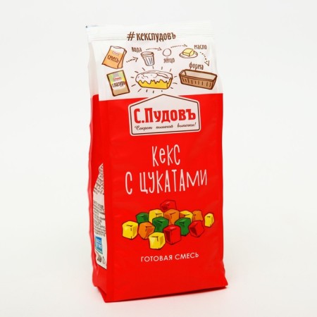 Cupcake with Tsukati S. Pudov, 0.300 kg