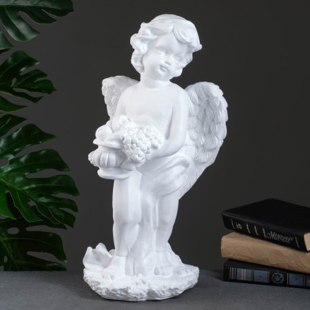 Figure "Angel with Fruits" White 20x26x48cm