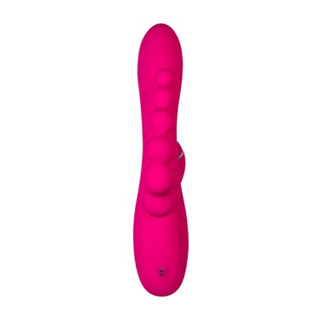 Vibroostimulator 3 in 1 Jos Tripling, 21 cm, silicone, pink color-6