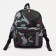 Baby backpack on lightning, external pocket, reflective strip, camouflage color/green