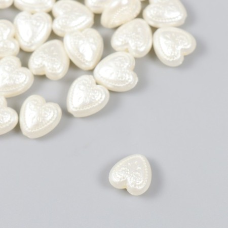 Beads for creativity plastic "Pearls with patterns" set of 30 pcs 0.5x1.1x1.2 cm-1