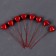 Set for decorating the cake "Heart", in a set of 8 pcs.