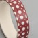 Adhesive tape Paper "Red Patterns" Width 1 cm winding 2 m set 5 pcs