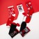 Set of men's socks "XMAS" Size 41-44 (27-29 cm), 5 pairs