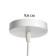 Lamp "Breeze" E27 40w beige 12x12x35cm