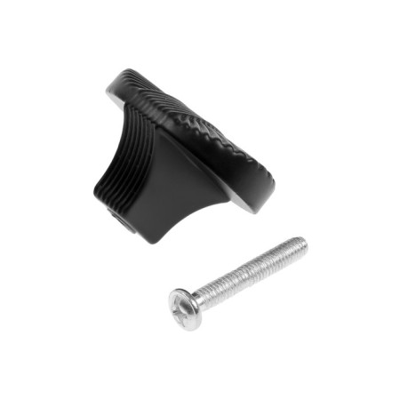 Handle button cappio, zinc, d = 35 mm, black color-5