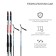 Ski kit: plastic skis 150 cm without notches, fiberglass sticks 110 cm, SNS mounts, MIX color