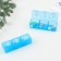 Tabert’s man "Morning, day, evening", 3 sections, blue, 7.3 x 1.5 cm