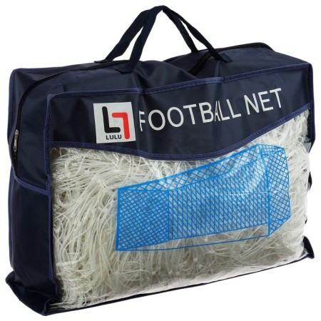 Football net onlytop, 7.5x2.5 m, thread 3 mm, 2 pcs.-2