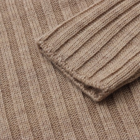Jumper Female Minaku: Casual Collection Beige Color, Rr. 46-2