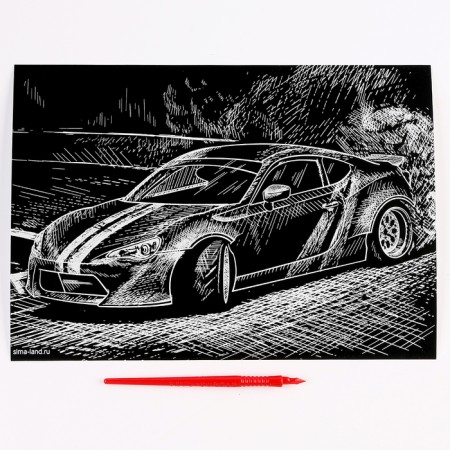Engravings for boys. Set of engravings "Transport", A4, 4 pcs-7