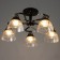 Berne chandelier 5he27 40W black-chromium 56x56x25 cm Bayerlux