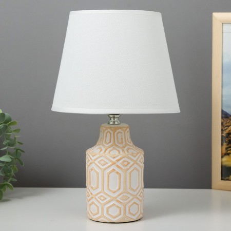 Board lamp 16499/1 E14 40W white-beige 20x20x32 cm Risalux