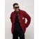 Windbreaker male, size 52, red color