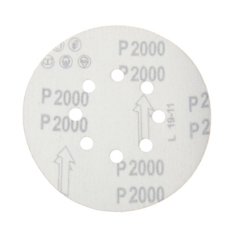 Circle of abrasive grinding under the "Velcro" tundra, perforated, 150 mm, p2000, 5 pcs.-5