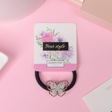 Hair elastic band "Miranda" butterfly, 5 cm