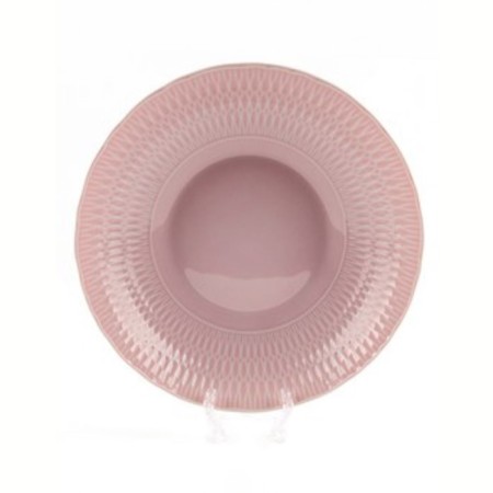 Deep Cmielow plate Sofia "pink glaze", d = 22 cm