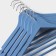 Shoulders - hangers for clothing with a crossbar LadoM, 42.5 × 23 cm, 5 pcs, blue color