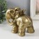 Polystone souvenir "Elephant with a squirrel on the back" 13.4x10x12 cm