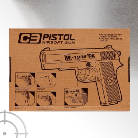 Beretta M1935 pistol, metal-5
