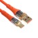 BYZ X96, Type -C cable - USB, 100 watts, 6 A, 1 m, PD, silicone, orange