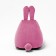 Milk-Milk chair, size 80x90 cm velor, pink color