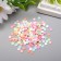 Decor for creativity plastic "Bright circles" set 20 g, D-5 mm, mix