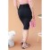 Female skirt, size 44, black/pink color