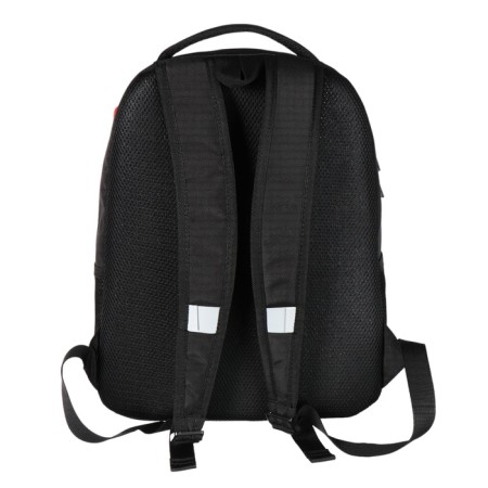 School backpack, 38 x 29 x 16 cm, Grizzly, ergonomic back, black-4