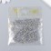 Glass glass 11/0 "metallic. Silver" 10 g